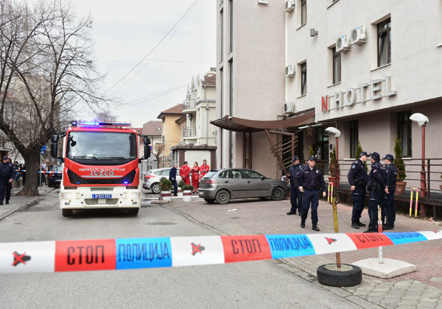 Пожар у Хотелу Н избио на првом спрату: Нема повређених (ФОТО)
